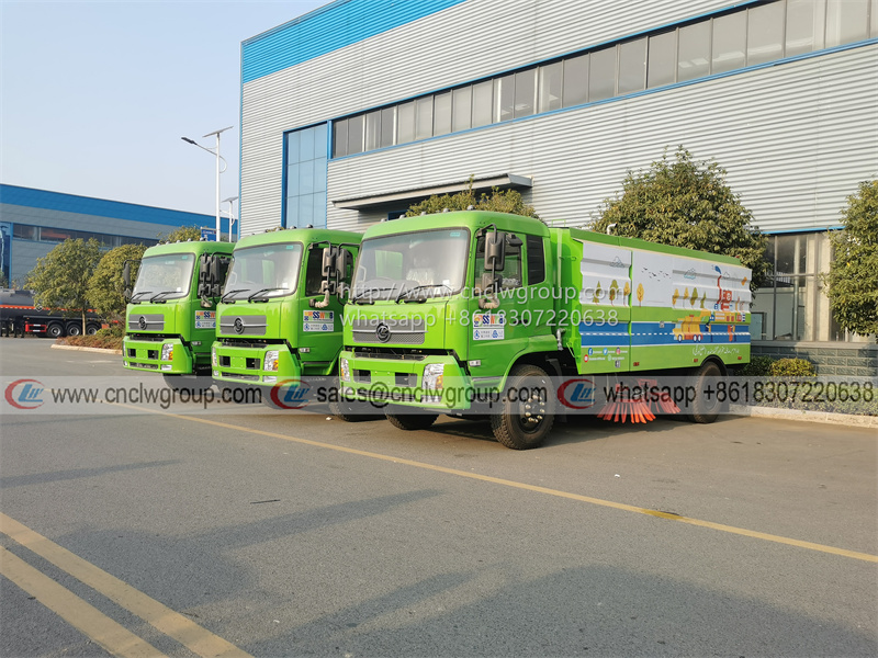 Chengli CL brand 17m3 road wash sweeper truck airport cleaning washing road sweeper