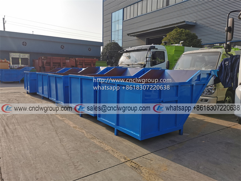CLW LJX061BB 4CBM skip loader waste bin garbage box hopper