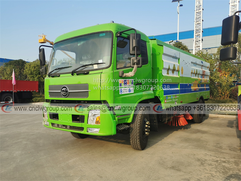 Chengli CL brand 17m3 road wash sweeper truck airport cleaning washing road sweeper