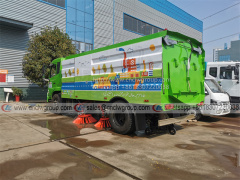 Chengli CL brand 17m3 road wash sweeper truck airport cleaning washing road sweeper