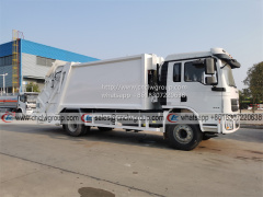 SHACMAN 4x2 210hp waste compactor 15 trash compactor truck