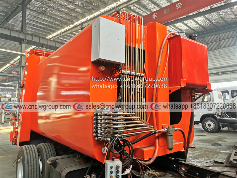 CLW ZYS05 5m3 small trash compactor garbage rubbish bin compactor upper body