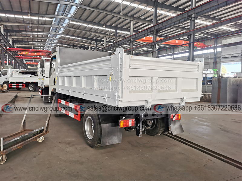 HOWO Euro4 5 ton mini dumper side dump truck for sale