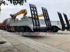 Sinotruk HOWO 8x4 boom truck with XCMG 12 ton crane