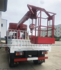 ISUZU NKR 130HP 3.2 ton boom truck with UNIC V370 hydraulic crane