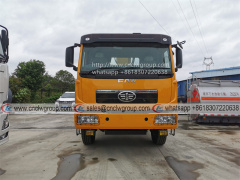 FAW RHD 6x4 crane truck mounted with boom UNIC V800 crane for sale