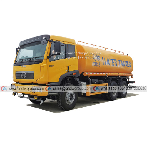 FAW RHD 10 wheel 20000 liter big water truck mounted water tank truck