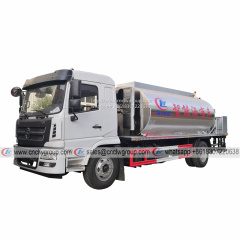 SHACMAN 12000 liter smart type asphalt bitumen distributor tanker auto control