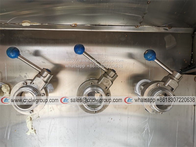 Dongfeng KL 6x4 RHD 20000 liter milk tanker truck carries fresh milk tank wagons for sale