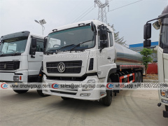 Dongfeng KL 6x4 RHD 20000 liter milk tanker truck carries fresh milk tank wagons for sale