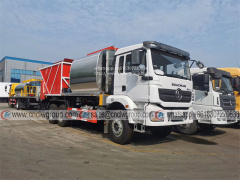 SHACMAN 6x4 20m3 asphalt gravel stone synchronous chip sealer truck