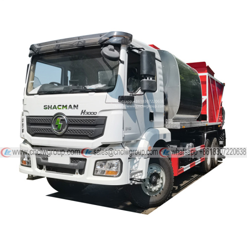 SHACMAN 6x4 20m3 asphalt gravel stone synchronous chip sealer truck