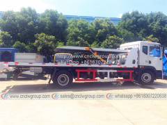 Dongfeng 1 tow 3 cars auto rescue wrecker flatbed tow truck for sale