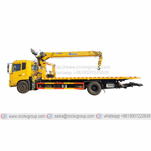 Dongfeng KR 8 ton wrecker tow truck with XCMG crane 8 tons