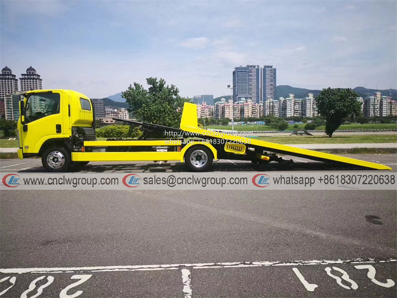 ISUZU 700P/NPR 5 ton flat bed tow truck car rescue wrecker trucks