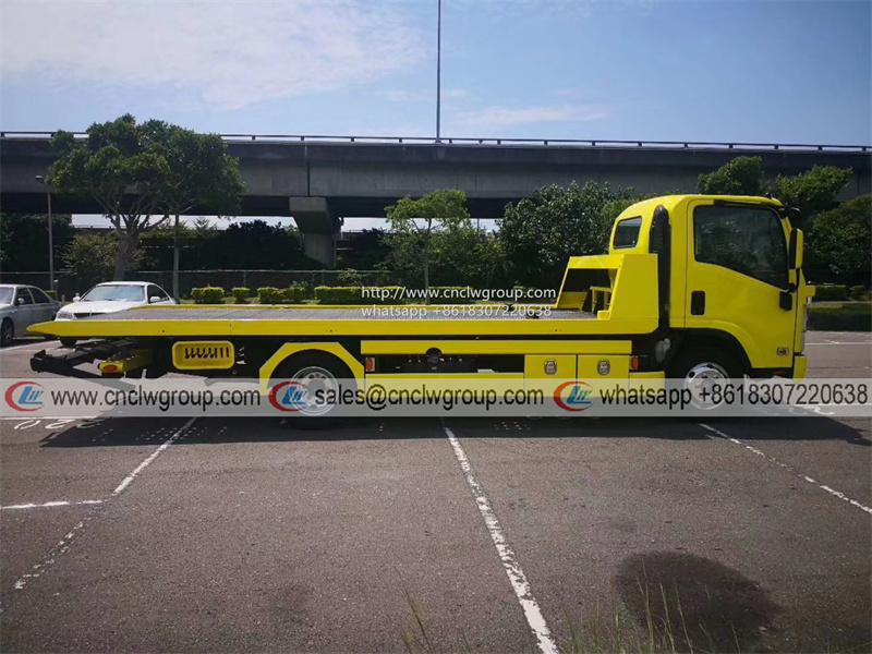 ISUZU 700P/NPR 5 ton flat bed tow truck car rescue wrecker trucks