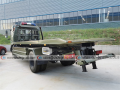 Dongfeng KR 8 ton new wrecker tow truck military green wrecker cost for sale