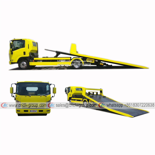 ISUZU 700P/NPR 5 ton flat bed tow truck car rescue wrecker trucks