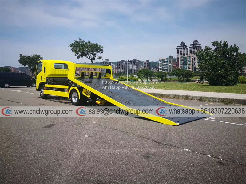 ISUZU 700P/NPR 5 ton flat bed tow truck car rescue wrecker trucks