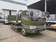 Dongfeng 3 ton small flatbed tow truck wrecker price for sale
