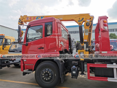 Dongfeng Cummins 190HP 6t 8t cars tow truck for breakdown truck medium duty wrecker for sale