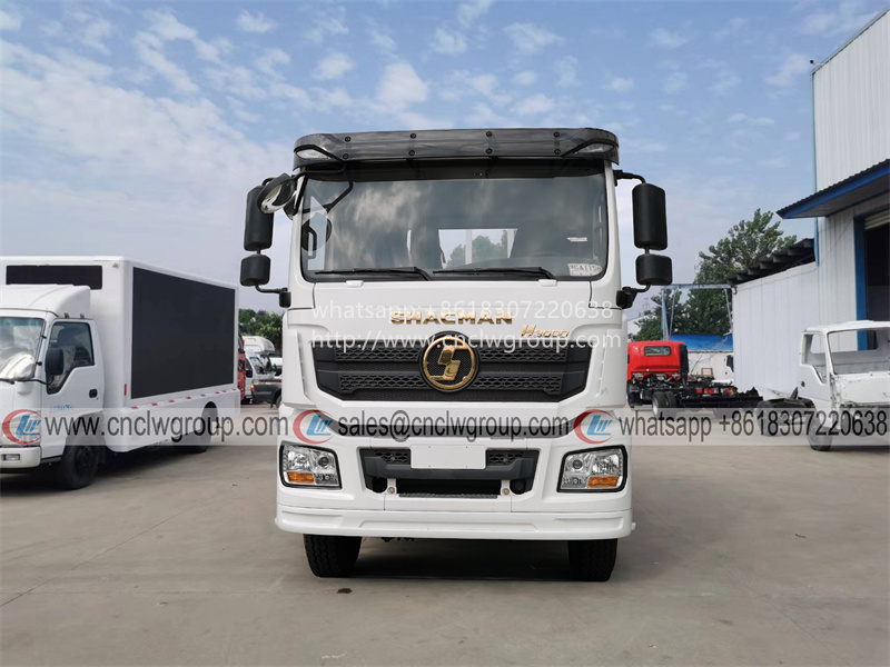 SHACMAN H3000 10 wheel self loading truck with 5 ton knuckle boom crane & 10 ton winch