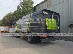 SHACMAN L3000 RHD 6W washing road sweeper water sprinkler street cleaning sweeping truck