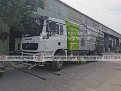 SHACMAN L3000 RHD 6W washing road sweeper water sprinkler street cleaning sweeping truck