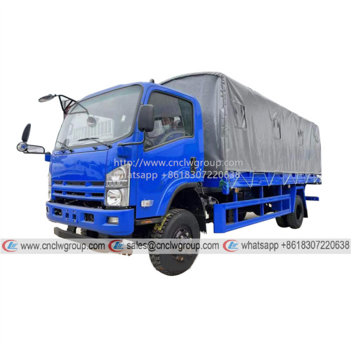 ISUZU NPR 4x4 troop carrier soldier personnel transport truck