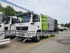SHACMAN L3000 RHD 6W washing road sweeper water sprinkler street cleaning sweeping truck