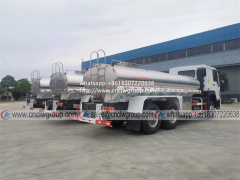 Sinotruk HOWO 6x4 stainless steel water tanker drinking water delivery lorry truck