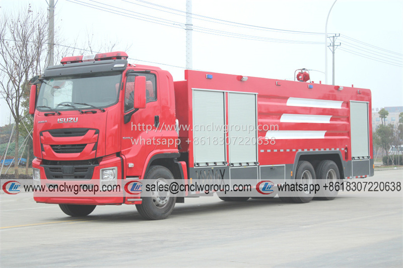 ISUZU GIGA VC61 10 wheel 16000 liter water tender fire engine water supply fire truck