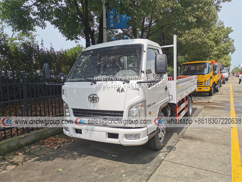 FAW Baling light duty 2t 3t 10ft dropside cargo truck