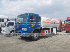FAW J5 RHD 10000 liter fuel tank diesel refueling tanker trucks for sale