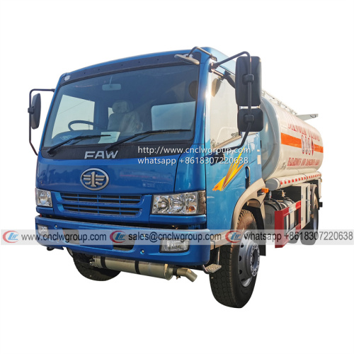 FAW J5 RHD 10000 liter fuel tank diesel refueling tanker trucks for sale