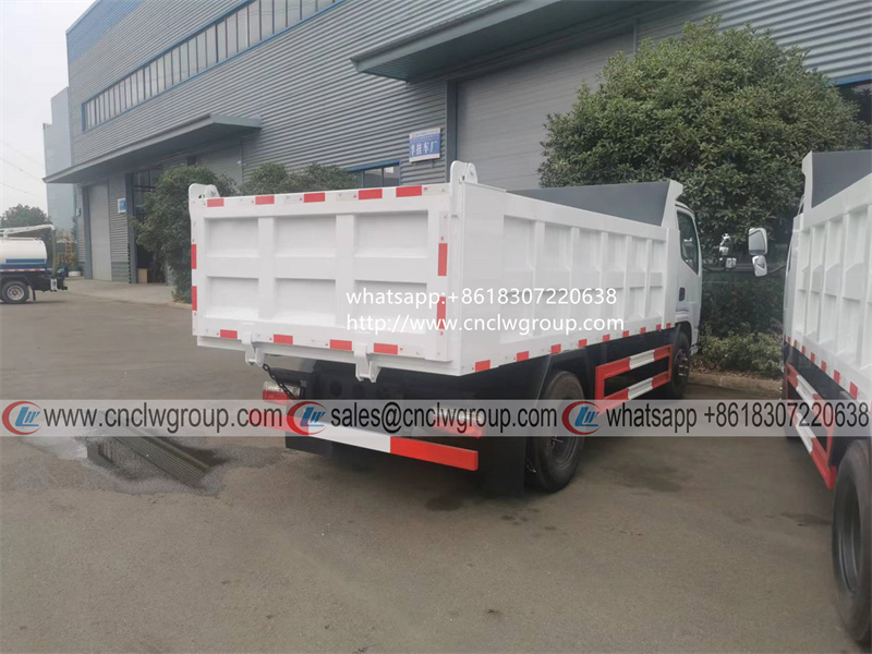 Dongfeng euro3 5 ton dumper 4cbm tipper truck