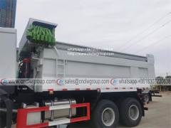 HOWO 6x4 20cbm muck soil dump truck with electric tarpaulin
