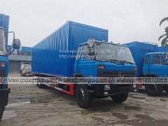 Dongfeng 4x2 single axle 9.5 meter box cargo truck