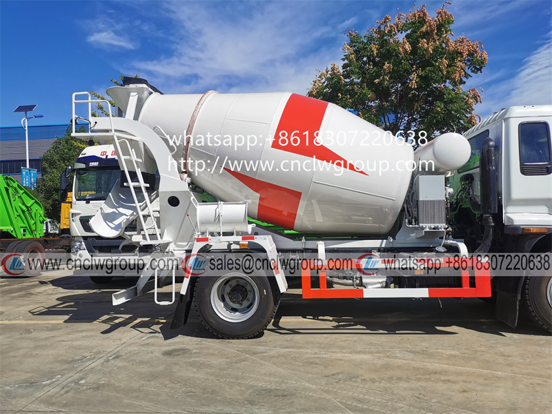 ISUZU 5cbm 6cbm concrete mixer dry or wet cement material transit mixer truck
