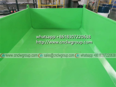 Customized 3cbm to 20cbm hooklift bin 6cbm no top hooklift dump box for sale