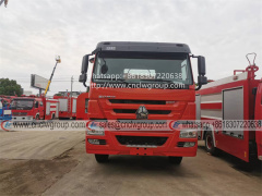 HOWO 6x4 18000 liter water tanker exposed pumper fire fighting truck