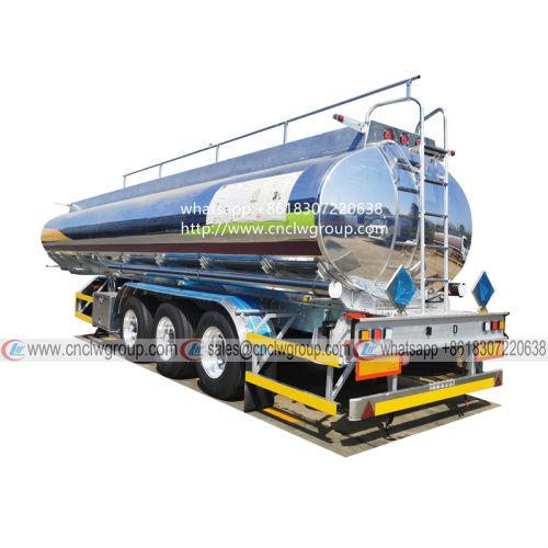 Top Quality 42000 liter Aluminum Alloy Diesel Fuel Tank Semi Trailer Exported to Saudi Arabia