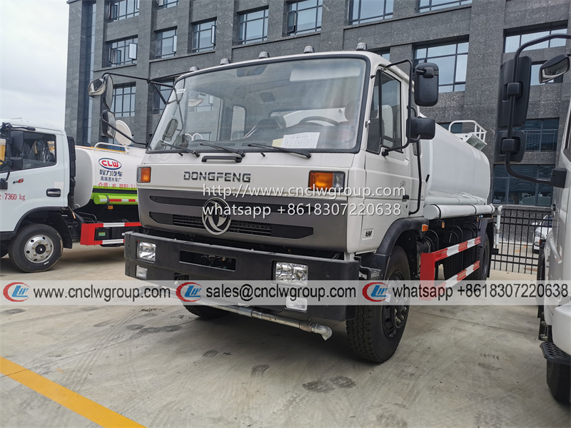 Dongfeng Euro3 12000 liter water truck mounted water tanks for sale