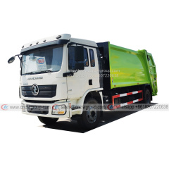 SHACMAN L3000 12 cbm rear end loader garbage compactor trash truck