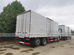 SHACMAN 9 meter 18 ton Box Cargo Truck Closed Van Lorry for logistic transportation