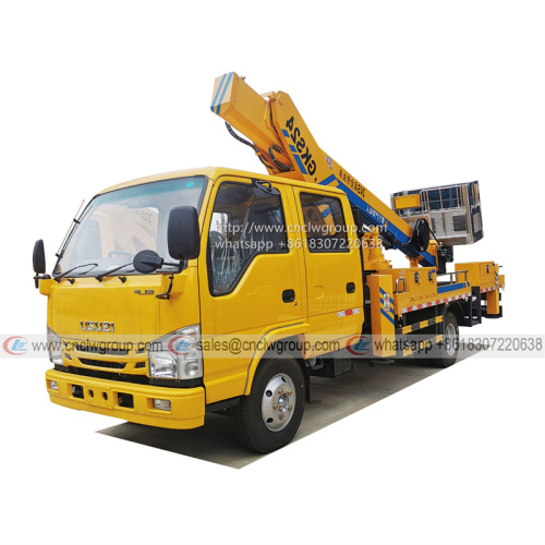 ISUZU ELF 24m aerial work platform truck