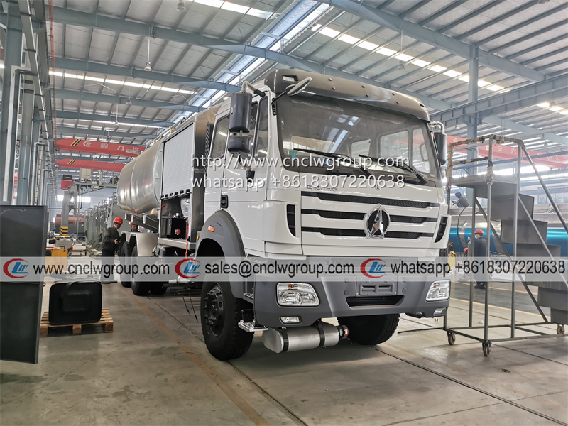 China Benz Beiben 20000 liter Aircraft Refueler Aviation Kerosene Fuel Refueling Tanker Truck