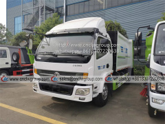 Dongfeng Captain 6cbm garbage compactor truck Cummins 160HP