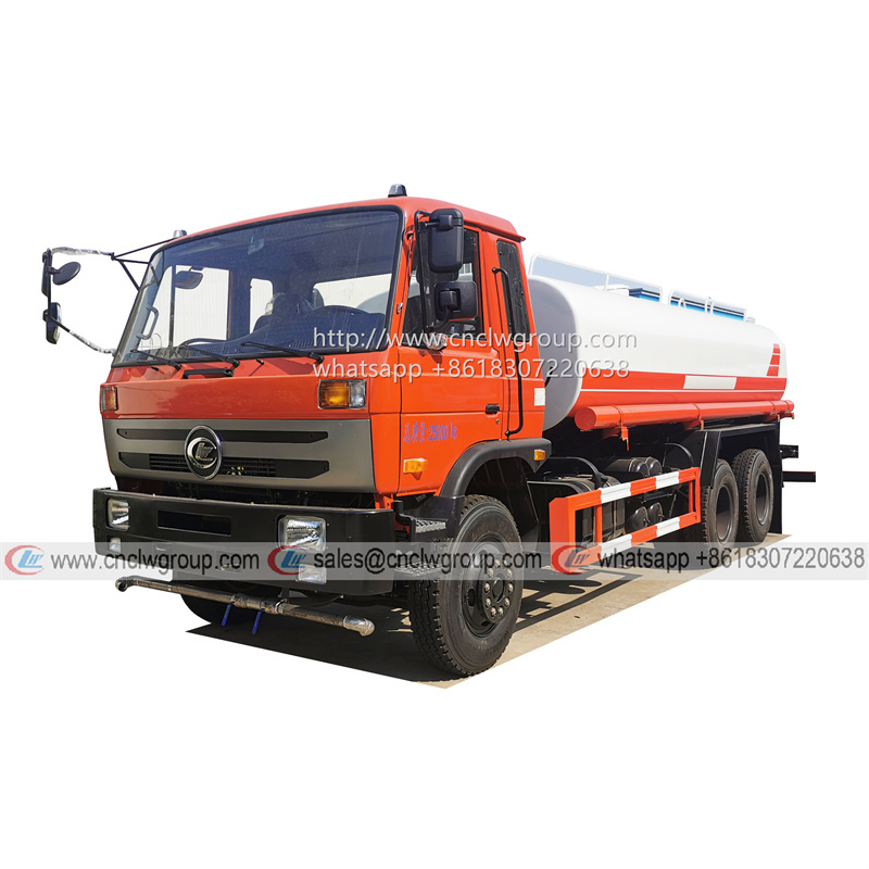 Dongfeng 153 6x4 20000 liter water tanker sprinkler truck
