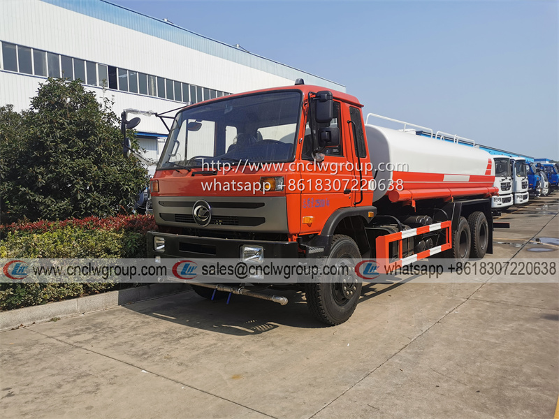 Dongfeng 153 6x4 20000 liter water tanker sprinkler truck